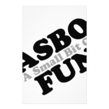 ASBO Fun Custom Stationery