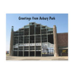 Asbury Park NJ Boardwalk and Casino Building Post Card