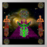 Ascencion Twins under the Aquarian Dark Rift Poster