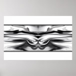 Ascension - chrome angel abstract posters