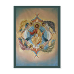 Ascension of Christ Prayer Card postcards