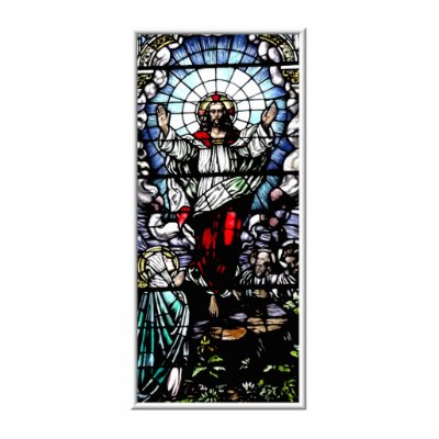 Ascension of Jesus stained glass window Photo Cut Outs by Artists4God