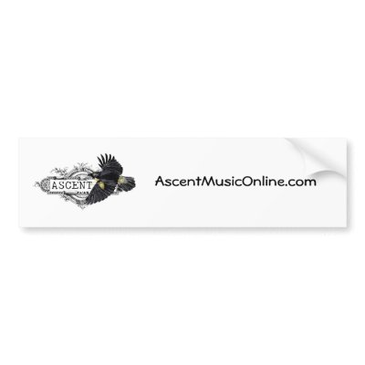 Ascent Crow Bumper Sticker by aardvarks7