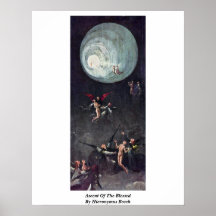 Ascent Of The Blessed. By Hieronymus Bosch Print