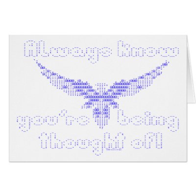 ASCII Angel - Always Know Greeting Cards by ChaotixDesigns