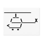 ASCII COPTER postcards