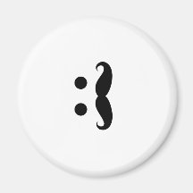 ascii moustache magnets