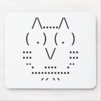 Ascii Owl Mouse Pad
