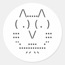 Ascii Owl Stickers