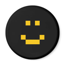 ASCII smilie magnet :)