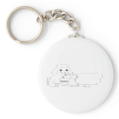 ASCII Soup Key Chains by BBSPink