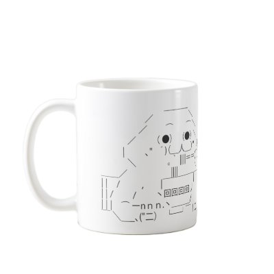 ASCII Soup Mug by BBSPink