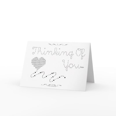 ASCII - Thinking Of You... Greeting Card by ChaotixDesigns