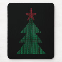 ASCII Xmas Tree Mouse Pads