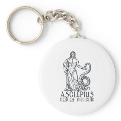 Asclepius Key Chain by nakedzealot