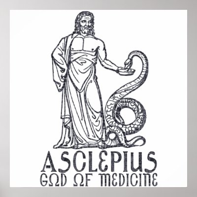 Asclepius Print by nakedzealot