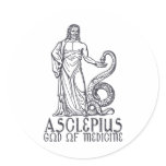 Asclepius Stickers