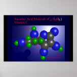 Ascorbic Acid Molecule (print)