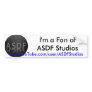 ASDF Studios Bumper Sticker