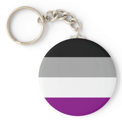 Asexual Flag Key Chain by Bristrek