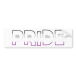 Asexual Pride Bumper Sticker