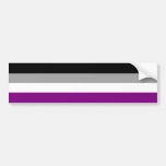 Asexual Pride Flag Bumper Sticker