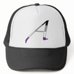 Asexual Pride "Scarlet" Letter A hats
