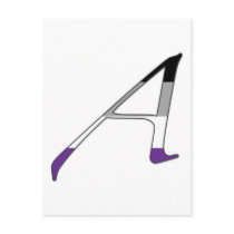 Asexual Pride "Scarlet" Letter A