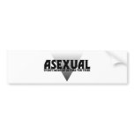Asexual: There's More of Us Than You Think bumper stickers