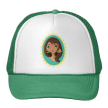 Asha the Indian Beauty Trucker Hats
