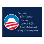 Ashamed of Countrymen Post Cards
