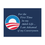 Ashamed of Countrymen Post Cards