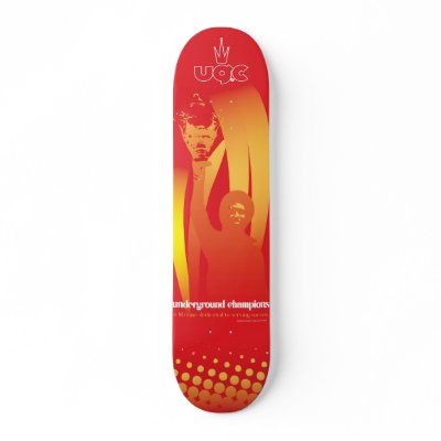 ASHE BOARD RED SKATE BOARD DECKS by setonestudio