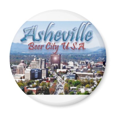 Asheville Beer City USA Fridge Magnet by ashevillebeercityusa