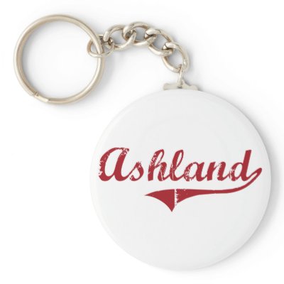 Ashland Ohio Classic Design Key Chains by cityshirt