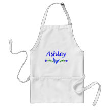 Ashley (Blue Butterfly) Apron
