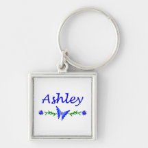 Ashley (Blue Butterfly) Keychains