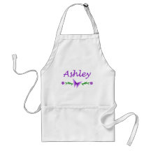 Ashley (Purple Butterfly) Apron