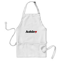 Ashley with Heart Aprons