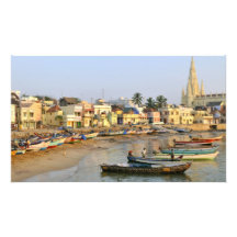 Asia, India, Tamil Nadu, Kanniyakumari Photographic Print
