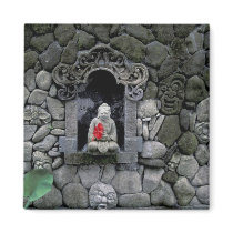Asia, Indonesia, Bali. A shrine of Buddha Fridge Magnet