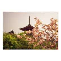 Asia, Japan, Kyoto, Kiyomizu temple in spring Photo
