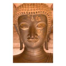 Asia, Laos, Vientiane, Bronze sculpture at Wat Photo