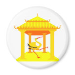 Asia Fridge Magnet