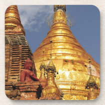 Asia, Myanmar (Burma), Bagan (Pagan). The Dhamma cork coasters