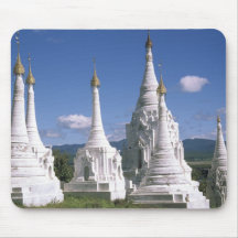 Asia, Myanmar, Inle Lake. Pagodas. 2 Mousepad