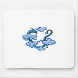 Asian Blue Dragon Clouds