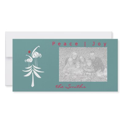 Asian cranes in tree holiday Photo Card by eyecontact