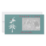 Asian cranes in tree holiday Photo Card photo cards