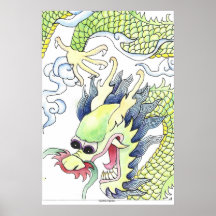 Asian Dragon Print